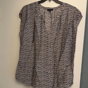 Pleione Geometric Blouse 1X